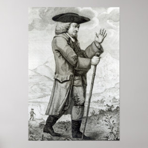 Dr. Johnson in seinem Reisekleid, 1786 Poster