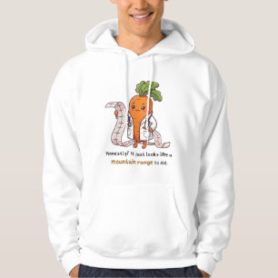 Dr. Karotte mit EKG - Lustiger Hoodie für Medizins