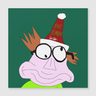 Dr. LeBrick Bah Humbug Weihnachten Magnetkarte