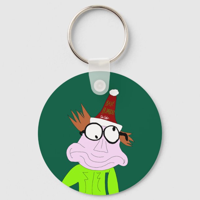 Dr. LeBrick Bah Humbug xmas Schlüsselanhänger (Vorderseite)