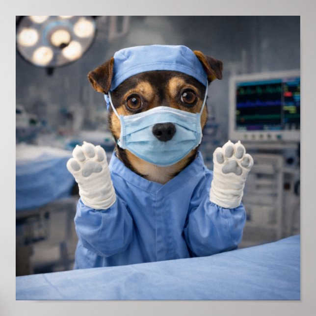 "Dr. Louie, bitte!" Poster (Vorne)