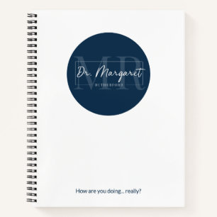 Dr. Margaret Journal - Soft oder Hard Cover - Blau Notizbuch