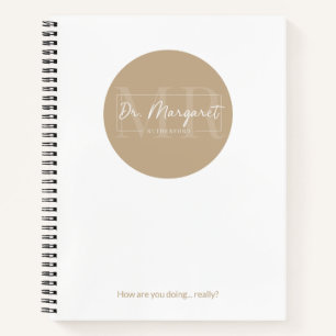 Dr Margaret Journal - Soft or Hard Cover - Tan Notizbuch