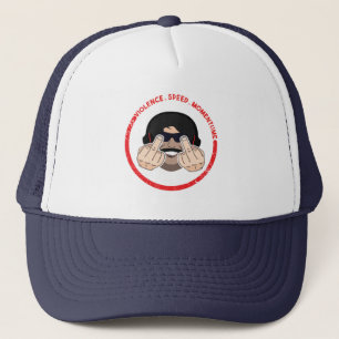 Dr. Missachtung Gewalt Speed Momentum T - Shirt Truckerkappe