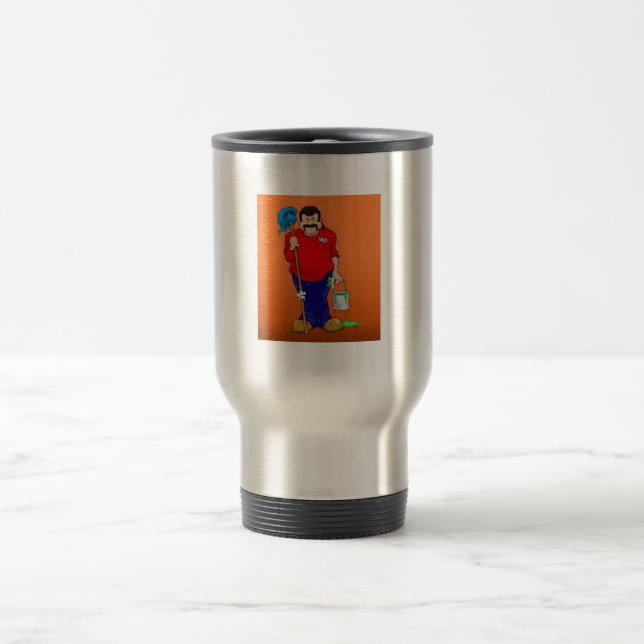 Dr. Mortose Commands Bob die Günstlingsreise-Tasse Reisebecher (Mittel)