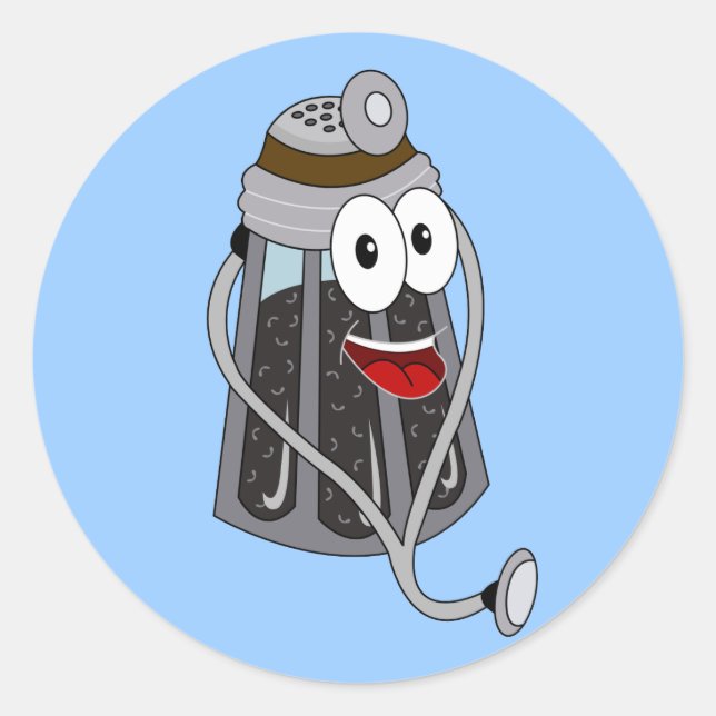 Dr. Pepper Shaker Runder Aufkleber (Vorderseite)