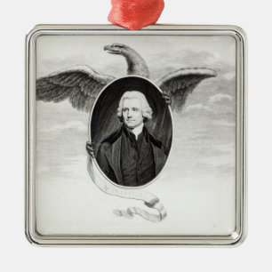 Dr. Priestley, Illustration von den Philosophen Ornament Aus Metall