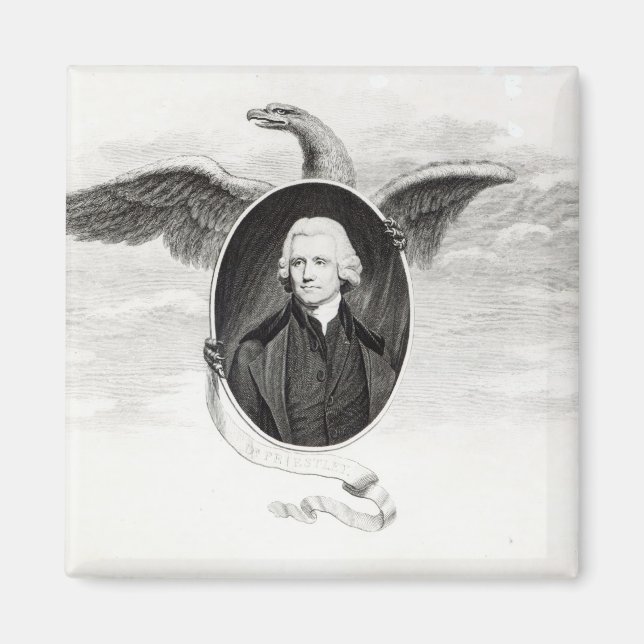 Dr. Priestley, Illustration von Philosophen Magnet (Vorne)