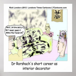 Dr. Roarshach Early Jobs Funny Poster