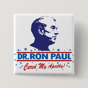 Dr. Ron Paul kurierte meinen Apathie-Knopf Button