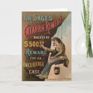 Dr. Sages Katarrh-Mittel Karte
