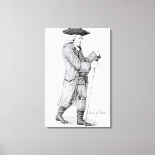 Dr. Samuel Johnson Leinwanddruck