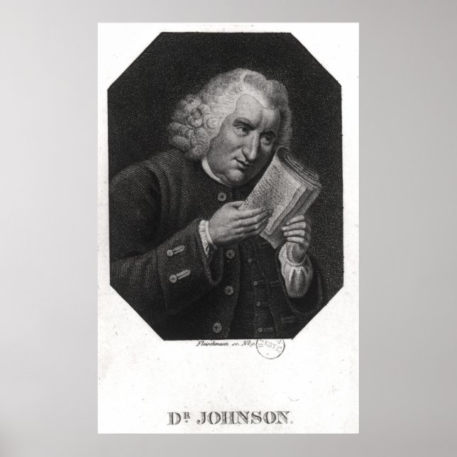 Dr. Samuel Johnson Poster (Vorne)