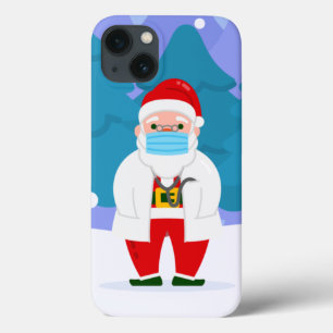 dr santa claus covide Weihnachten Gesichtsmaske Ar Case-Mate iPhone Hülle