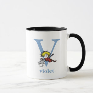 Dr. Seuss' ABC: Buchstabe V - Blau   Namen hinzufü Tasse