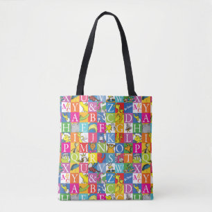 Dr. Seuss' ABC farbenfrohes Blockbuchstabenmuster Tasche