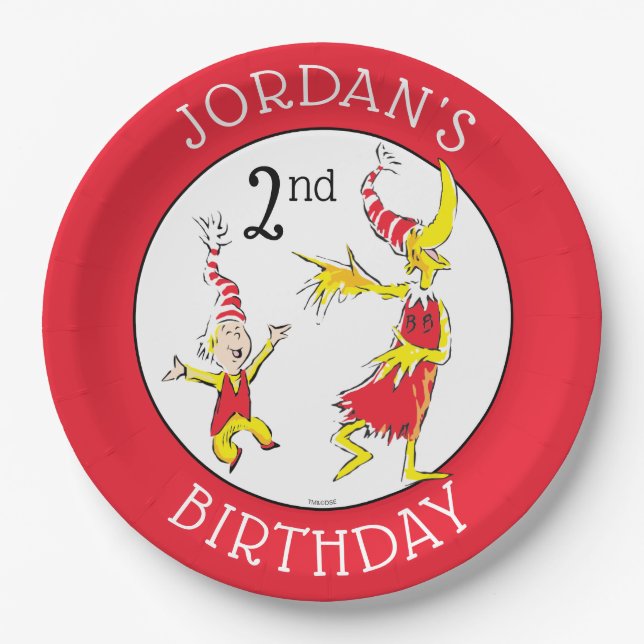 Dr. Seuss | Alles Gute zum Geburtstag! Pappteller (Vorderseite)