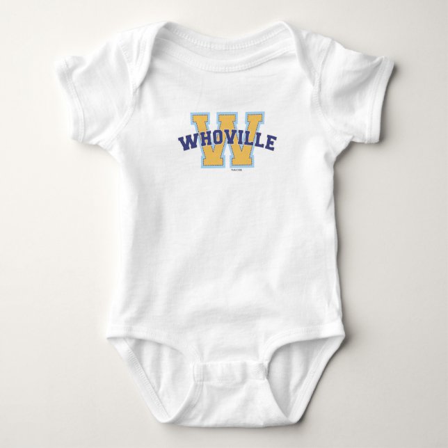 Dr. Seuss | Athletisches Logo von Who-ville Baby Strampler (Vorderseite)
