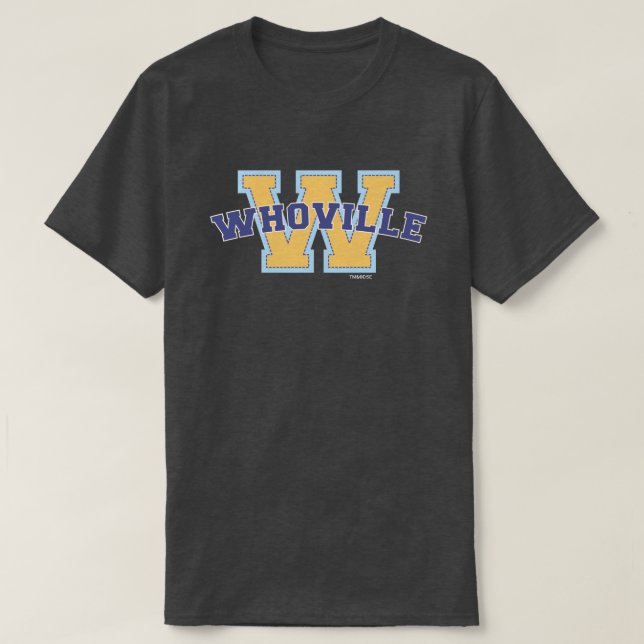 Dr. Seuss | Athletisches Logo von Who-ville T-Shirt (Design vorne)