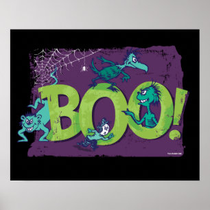 Dr. Seuss BOO! Halloween Graphic Poster