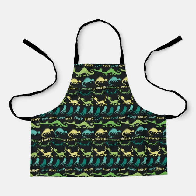 Dr. Seuss | "Bump Jump" Hallowen Pattern Schürze (Vorderseite)