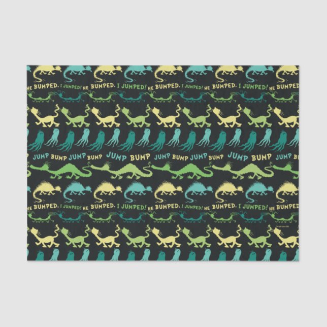 Dr. Seuss | "Bump Jump" Hallowen Pattern Seidenpapier (Vorderseite)