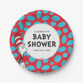 Dr. Seuss Cat in der Hat Baby Dusche Pappteller