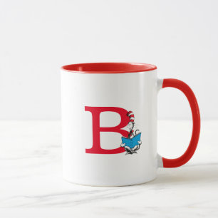 Dr. Seuss Cat in the Hat - Reading Monogram B Tasse