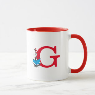 Dr. Seuss Cat in the Hat - Reading Monogram G Tasse