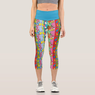 Dr. Seuss Charakter-Slice Capri Leggings
