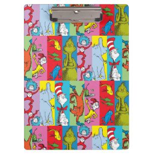 Dr. Seuss   Charakter-Slice Klemmbrett