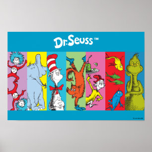 Dr. Seuss   Charakter-Slice Poster