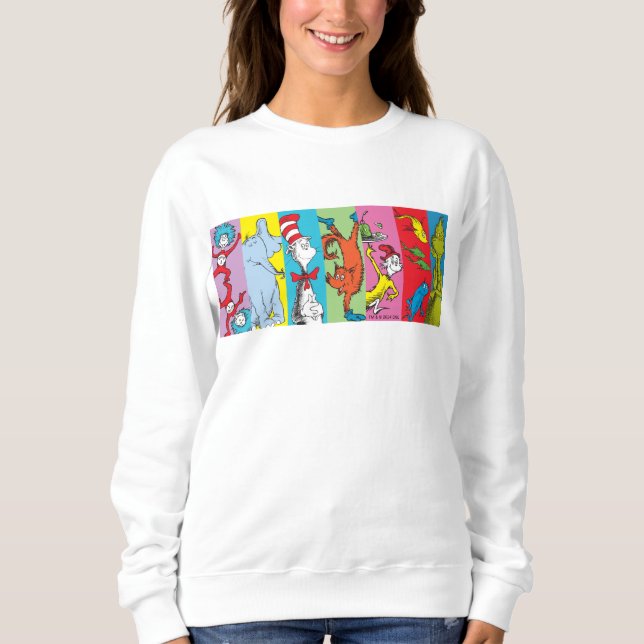Dr. Seuss | Charakter-Slice Sweatshirt (Vorderseite)