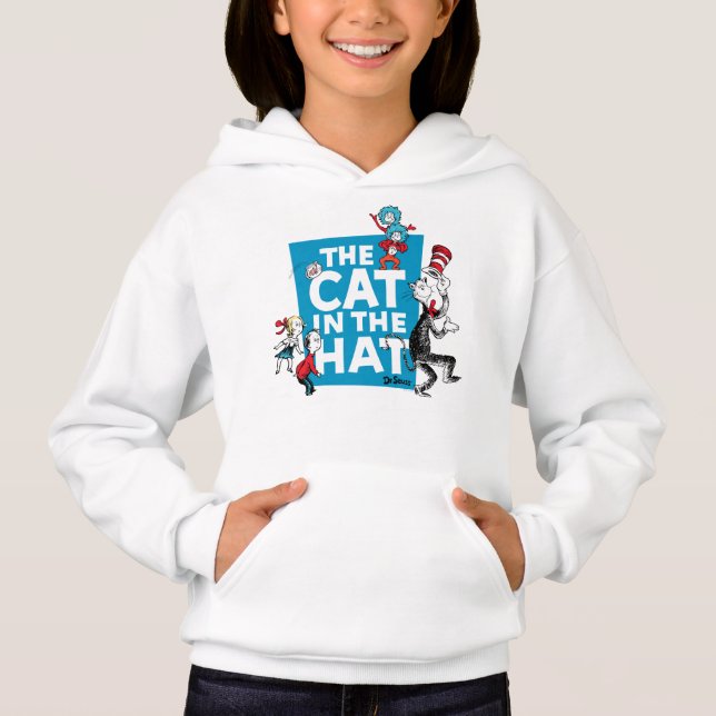 Dr Seuss | Chat dans le logo du Casquette - Caract (Devant)