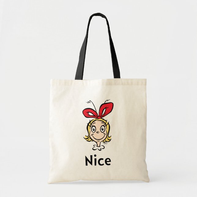 Dr. Seuss | Cindy-Lou Who is Nice Tragetasche (Vorne)