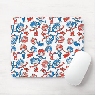 Dr. Seuss Das eine, das andere, das US-Flag-Must Mousepad