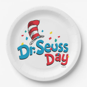 Dr. Seuss Day Confetti Pappteller