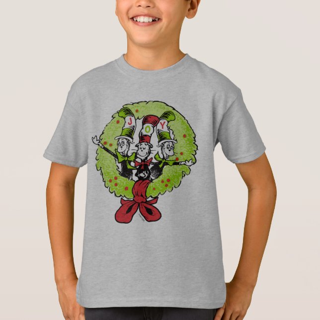 Dr. Seuss| Der Grinch| Weihnachtsfreude in Who-vil T-Shirt (Vorderseite)