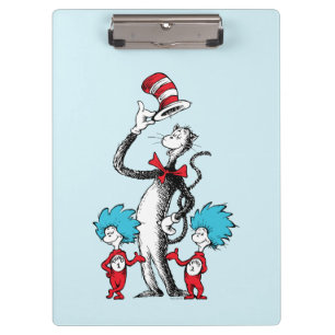 Dr. Seuss   Der Kater mit Hut, Ding Eins und Ding  Klemmbrett