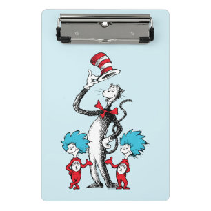 Dr. Seuss   Der Kater mit Hut, Ding Eins und Ding  Mini Klemmbrett