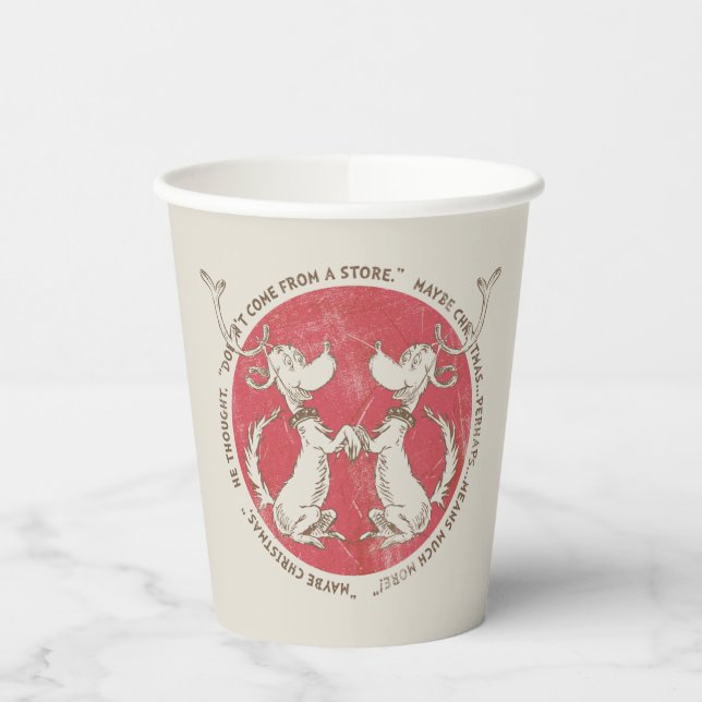 Dr. Seuss | Der Knackpunkt | Max. Weihnachtsangebo Pappbecher (Links)