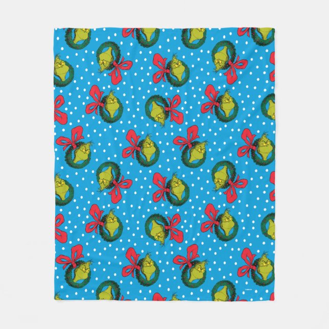 Dr. Seuss | Der Knackpunkt | Weihnachtsmuster Fleecedecke (Vorderseite)