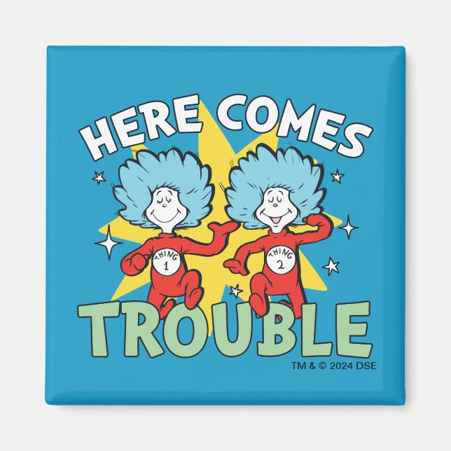 Dr. Seuss | Die eine Sache hier kommt aus Schwieri Magnet (Vorne)