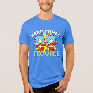 Dr. Seuss   Die eine Sache hier kommt aus Schwieri Tri-Blend Shirt