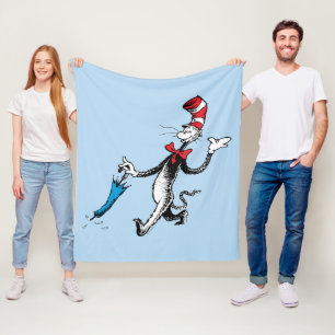 Dr. Seuss Die Katze im Hut Regenschirm Spazierga Fleecedecke