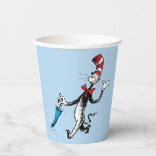 Dr. Seuss Die Katze im Hut Regenschirm Spazierga Pappbecher