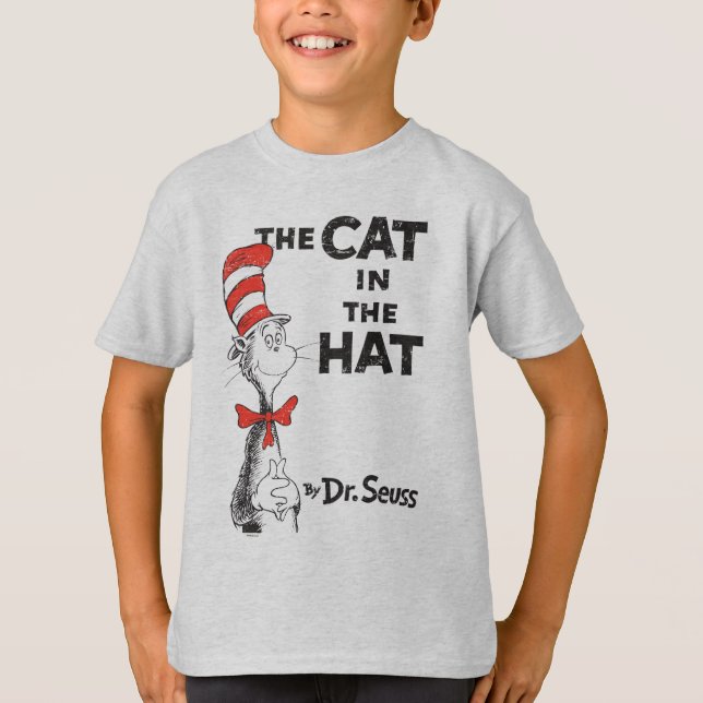 Dr. Seuss | Die Katze im Hutbuch T-Shirt (Vorderseite)