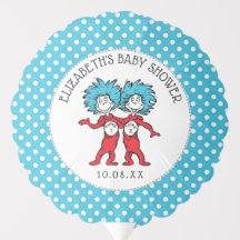 Dr. Seuss, die zwei Dinge | Twins Baby Dusche