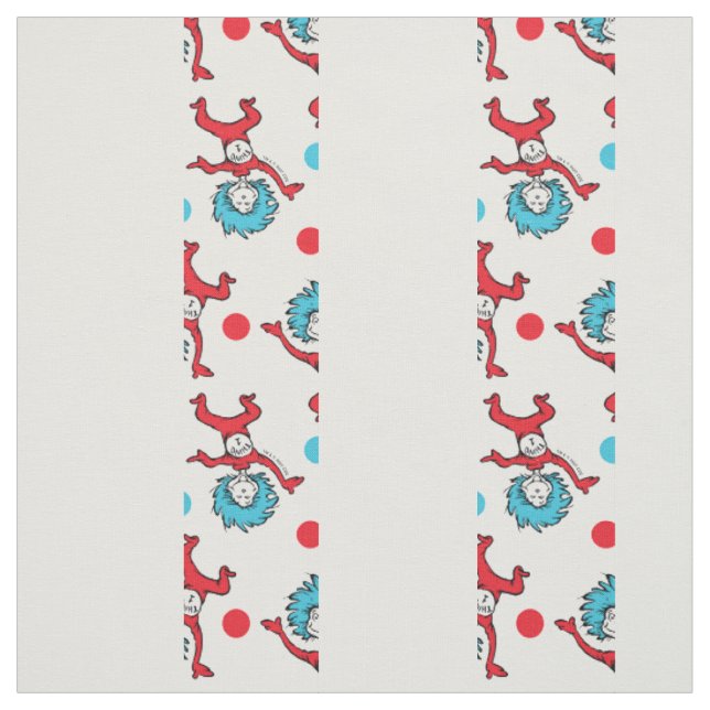 Dr. Seuss, die zwei Dinge | Twins Baby Dusche Stoff (Muster)