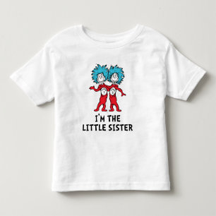 Dr. Seuss, die zwei Dinge   Twins   Big Sister Kleinkind T-shirt